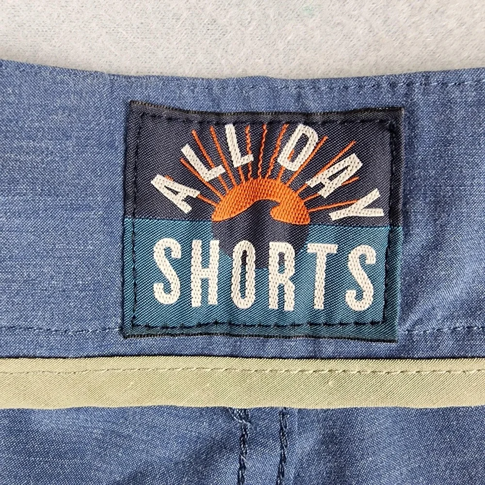 Faherty All Day Shorts Mens 38 Blue Chino Performance Stretch Golf 8.5 Inseam